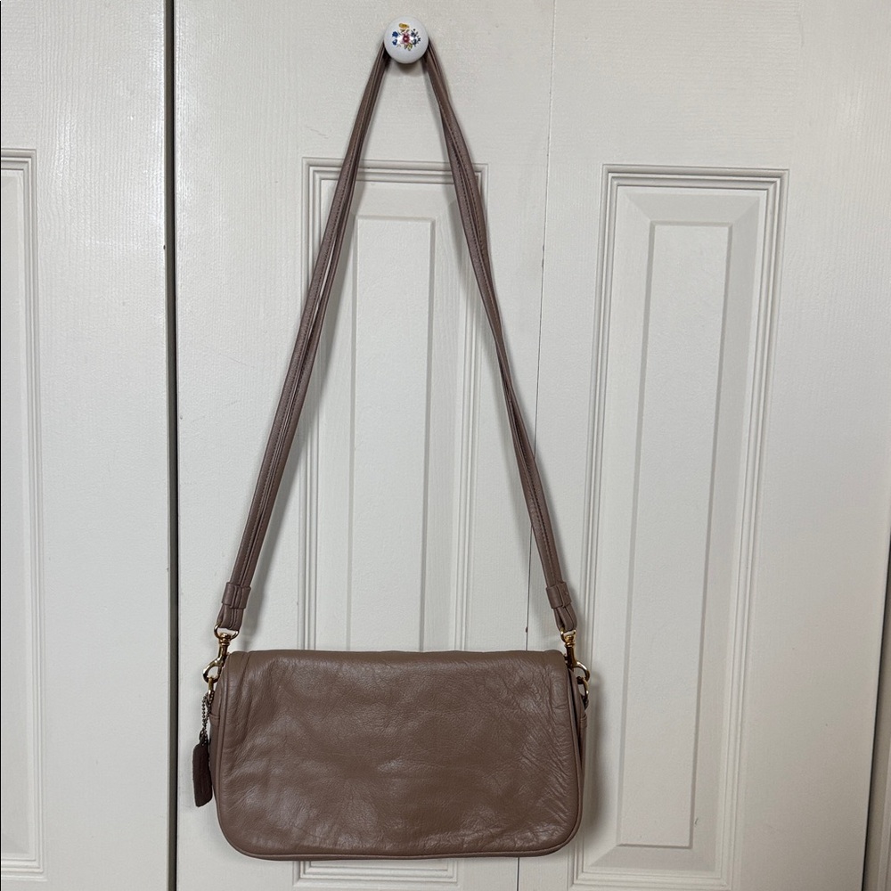 Cabin Creek Taupe Shoulder Bag with Slim Strap